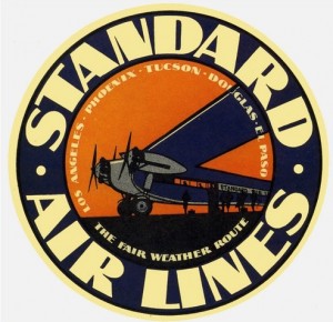 Étiquettes de voyage Air Vintage - VINTRALAB - housse de mélange de voyage aérien
